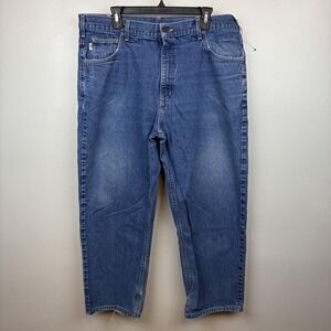 Carhartt FR Jeans Mens‎ 40x30 Blue Flame Resistant FRB100 Made in USA NFPA 2112